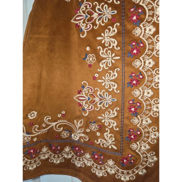Savanna Jane Boho Western Embroidered Mini NWT Size Small - Picture 3 of 4